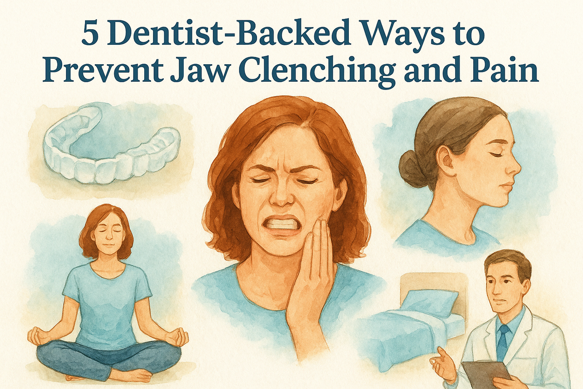 5 Dentist-Backed Ways to Prevent Jaw Clenching and Pain