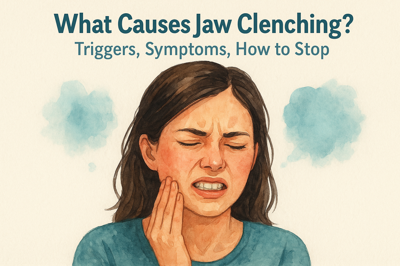 What Causes Jaw Clenching? Triggers, Symptoms, How to Stop
