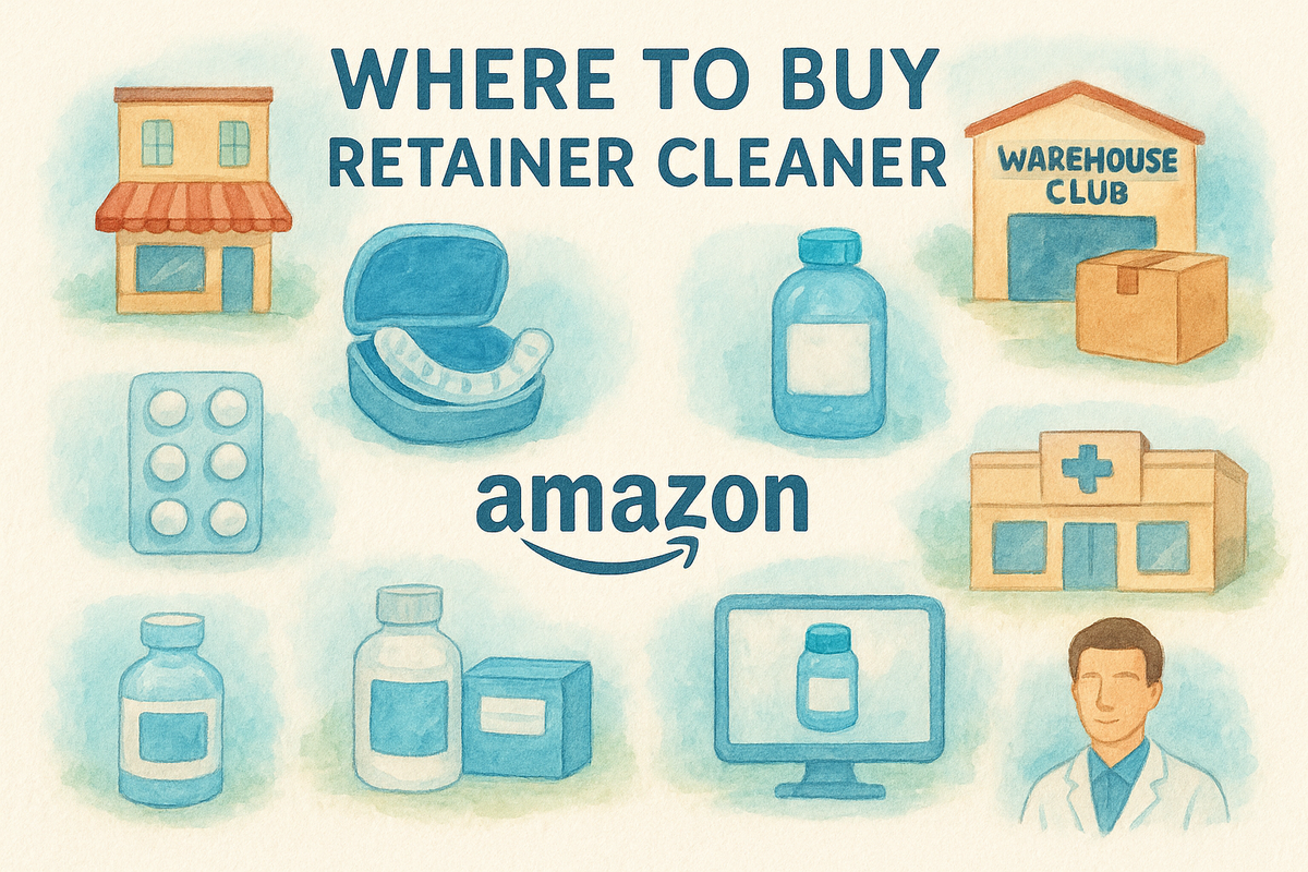 Where to Buy Retainer Cleaner: 8 Places Online & In-Store