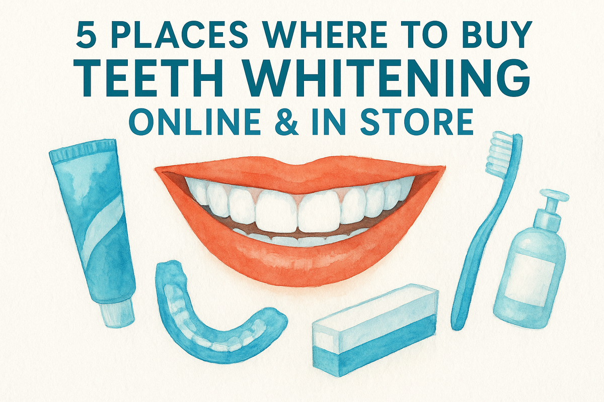 5 Places Where To Buy Teeth Whitening Online & In Store