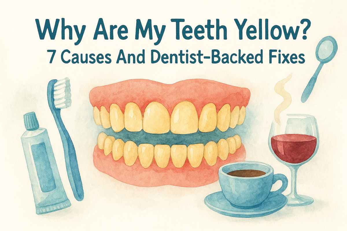 Why Are My Teeth Yellow? 7 Causes And Dentist-Backed Fixes