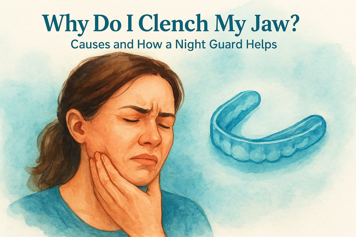 Why Do I Clench My Jaw? Causes and How a Night Guard Helps