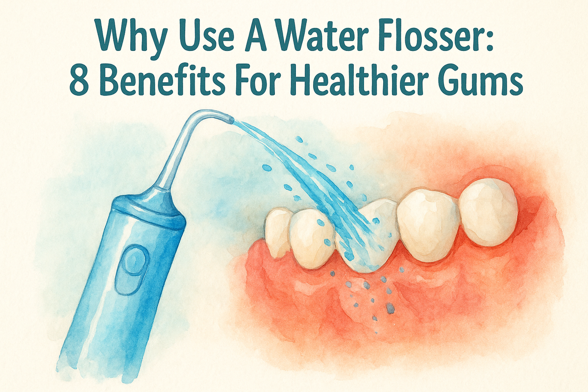 Why Use A Water Flosser: 8 Benefits For Healthier Gums