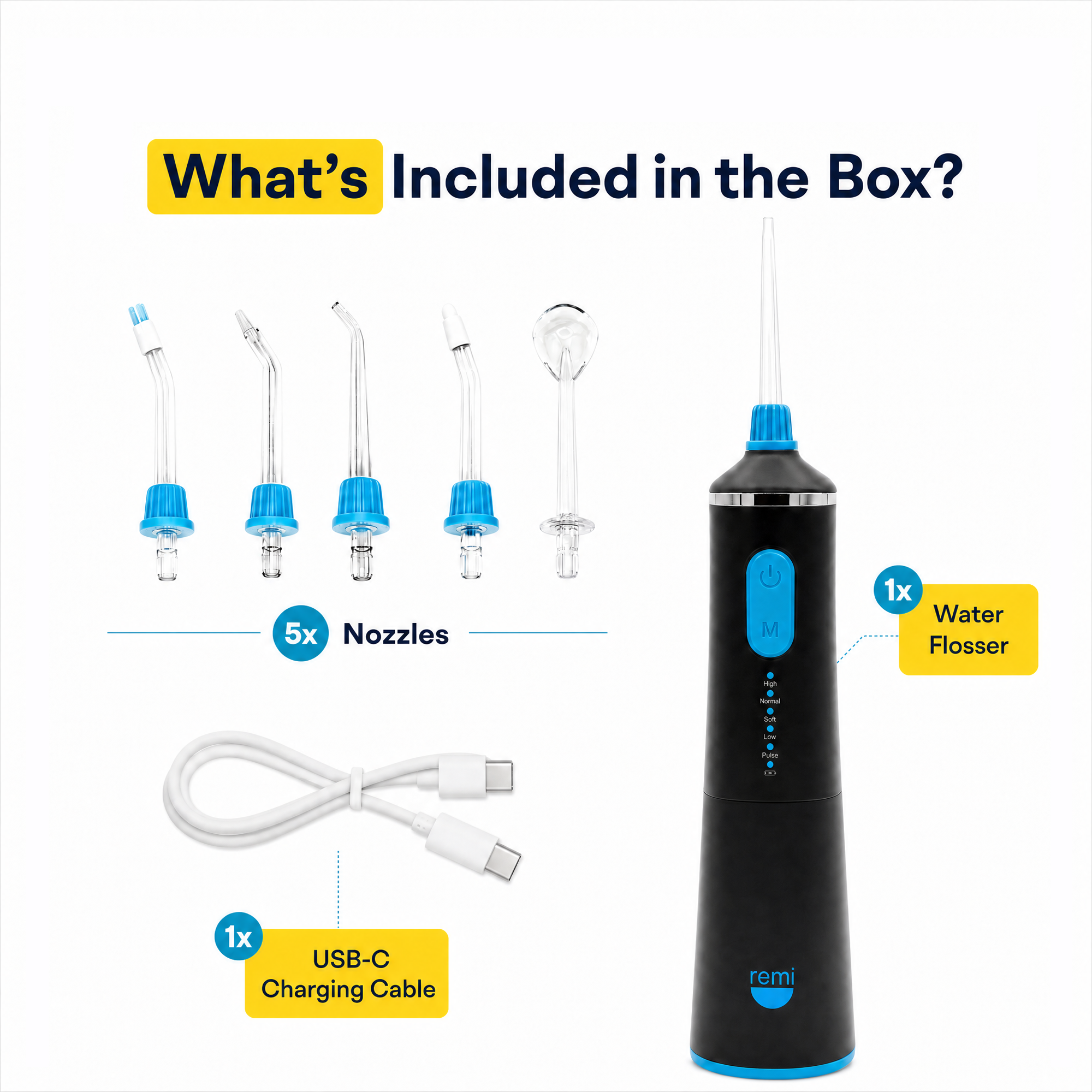 Cordless Water Flosser - Remi