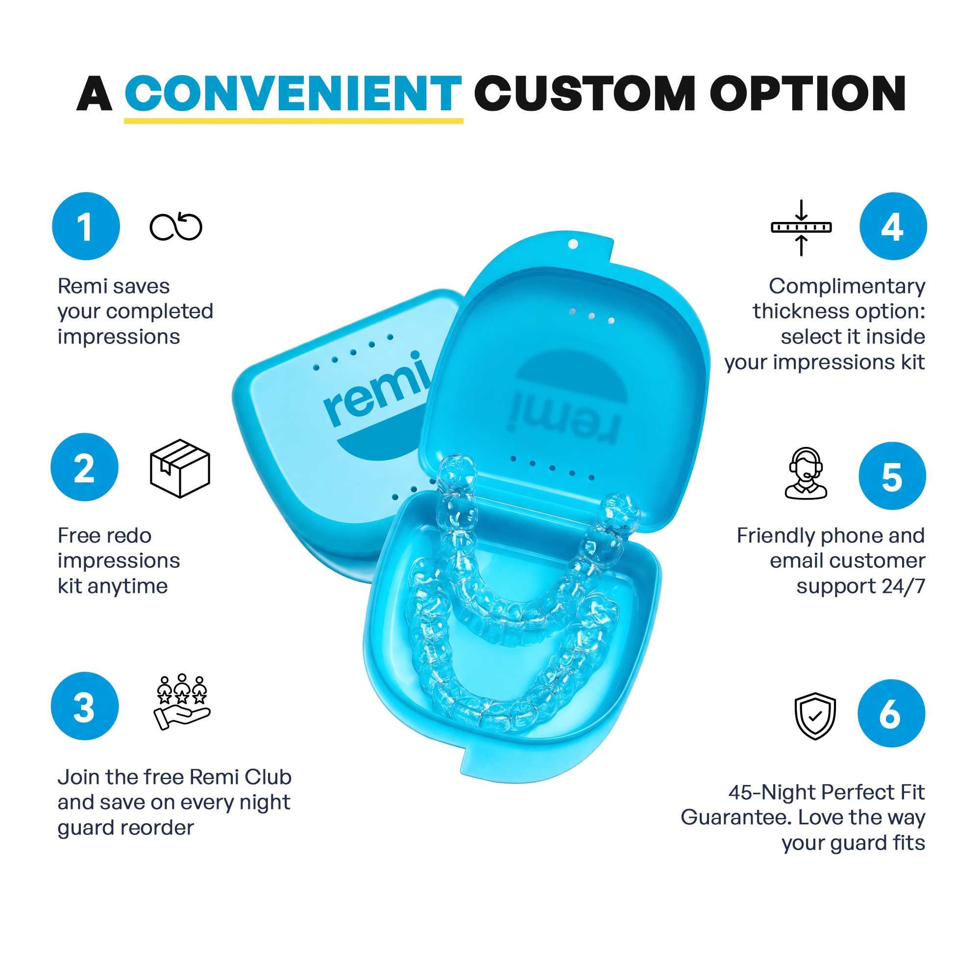 Custom Clear Removable Retainers - Remi