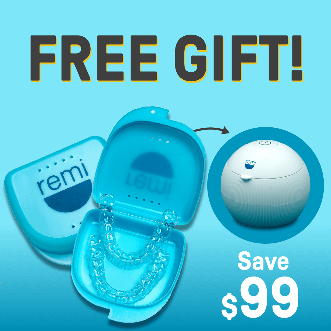 Free Ultrasonic Cleaner Gift with Night Guard Purchase from Remi