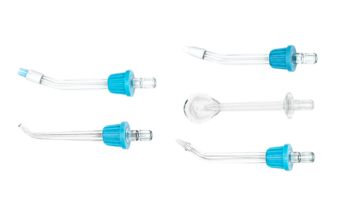 Set of Remi water flosser replacement nozzles