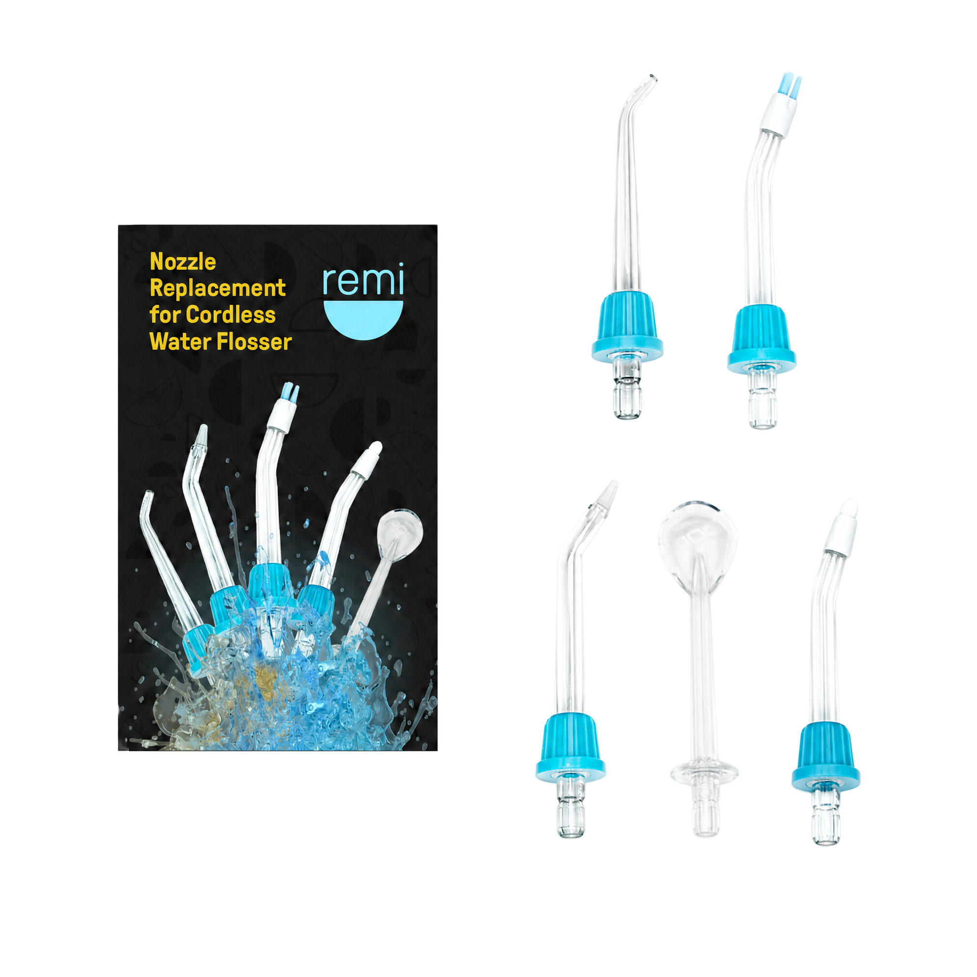 Replacement Nozzles for Cordless Water Flosser - Remi