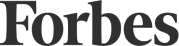 Forbes logo in grayscale, resembling a custom night guard.